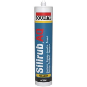 Silikon Soudal Silirub AQ aquarium črni 300ml