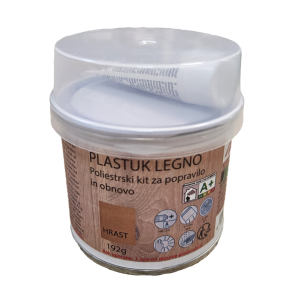 Plastuk 3005 poliestrski kit 192g + trdilec 8g HRAST
