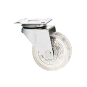 Vrtljivo kolo transparent fi 50 mm