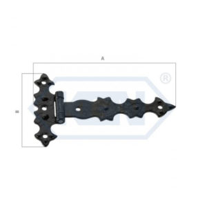 Spona rustika 70 x 110 mm