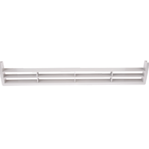 Zračnik za podnožje 390*65*13mm PVC siv